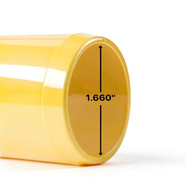 FORMUFIT 1-1/4" 5-Way Cross PVC Fitting Yellow UV Resistant Impact-5
