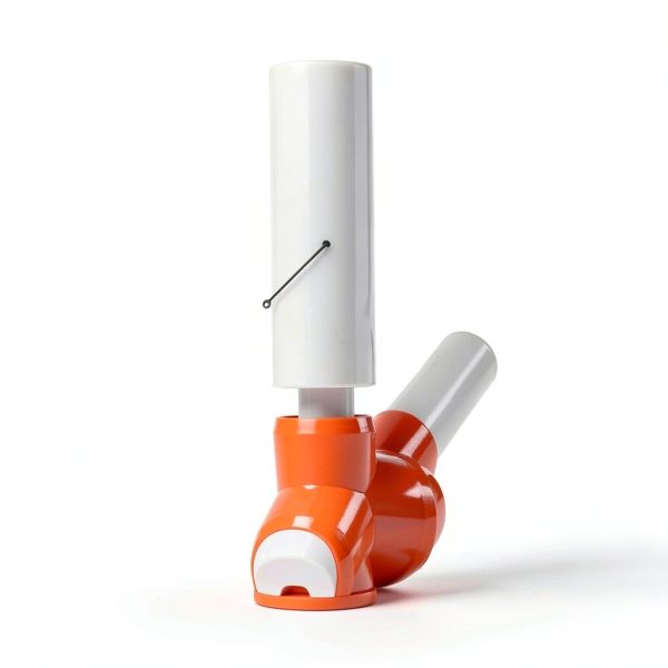 FORMUFIT 1-1/4" 5 Way Cross PVC Fitting Orange UV Resistant Pack of 4-3