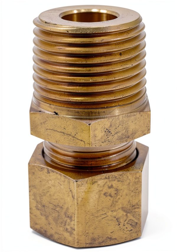 RFS Brass 35mm OD x 1" Male NPT Connector Compression Fittings, Light Series-0