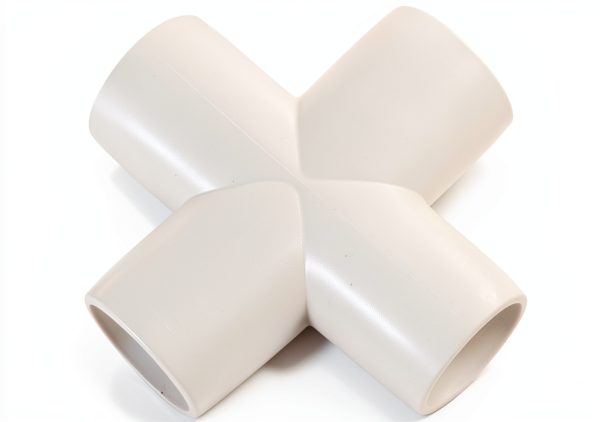 SHEUTSAN 20 Pack 1 Inch 4 Way Cross PVC Pipe Fitting White Furniture-4