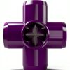 FORMUFIT 1-1/4" 5 Way PVC Fitting Purple Grade Pack of 4-7