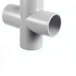 SHEUTSAN 20 Pack 1 Inch 4 Way Cross PVC Pipe Fitting White Furniture-0