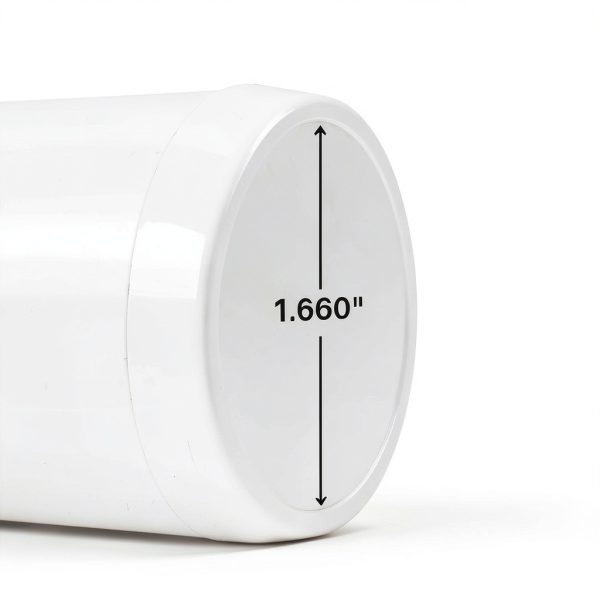 FORMUFIT 1-1/4" 5-Way Cross Furniture Grade PVC Fitting in White, Made in USA, UV-Resistant, Impact-Proof, 1.660" Actual Socket Diameter (4-Pack) - F1145WC-WH-4-6