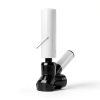 FORMUFIT 1-1/4" 5-Way Cross Furniture Grade PVC Fitting in Black, Made in USA, UV-Resistant, Impact-Proof, 1.66” Actual Socket Diameter (Pack of 4) - F1145WC-BK-4-4