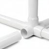 FORMUFIT 1" 5-Way Cross Fitting White PVC, USA Made UV-Resistant-5
