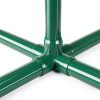 FORMUFIT 1-1/4" 5-Way Cross PVC Fitting - Green UV-Resistant (4 pcs)-8
