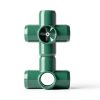 FORMUFIT 1-1/4" 5-Way Cross PVC Fitting - Green UV-Resistant (4 pcs)-2